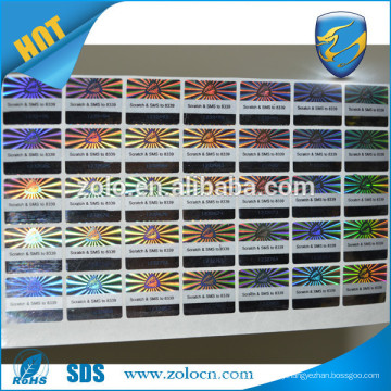 Anti-Counterfeit Feature and Adhesive Sticker Type Security Hologram